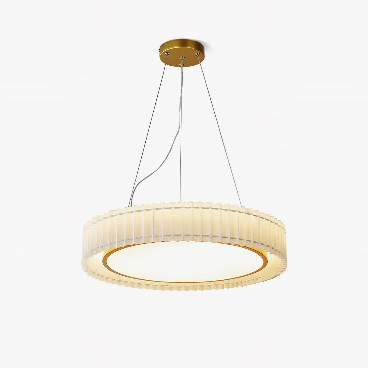 Round Pleated Pendant Lamp - Lamp Outdoor