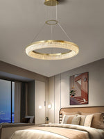 Round Ring Crystal Chandeliers - Lamp Outdoor