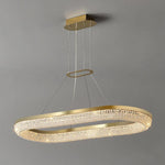 Round Ring Crystal Chandeliers - Lamp Outdoor