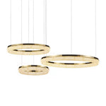 Round Ring Crystal Chandeliers - Lamp Outdoor