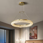 Round Ring Crystal Chandeliers - Lamp Outdoor