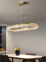 Round Ring Crystal Chandeliers - Lamp Outdoor