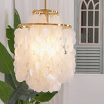 Round Shell Chandelier - Lamp Outdoor