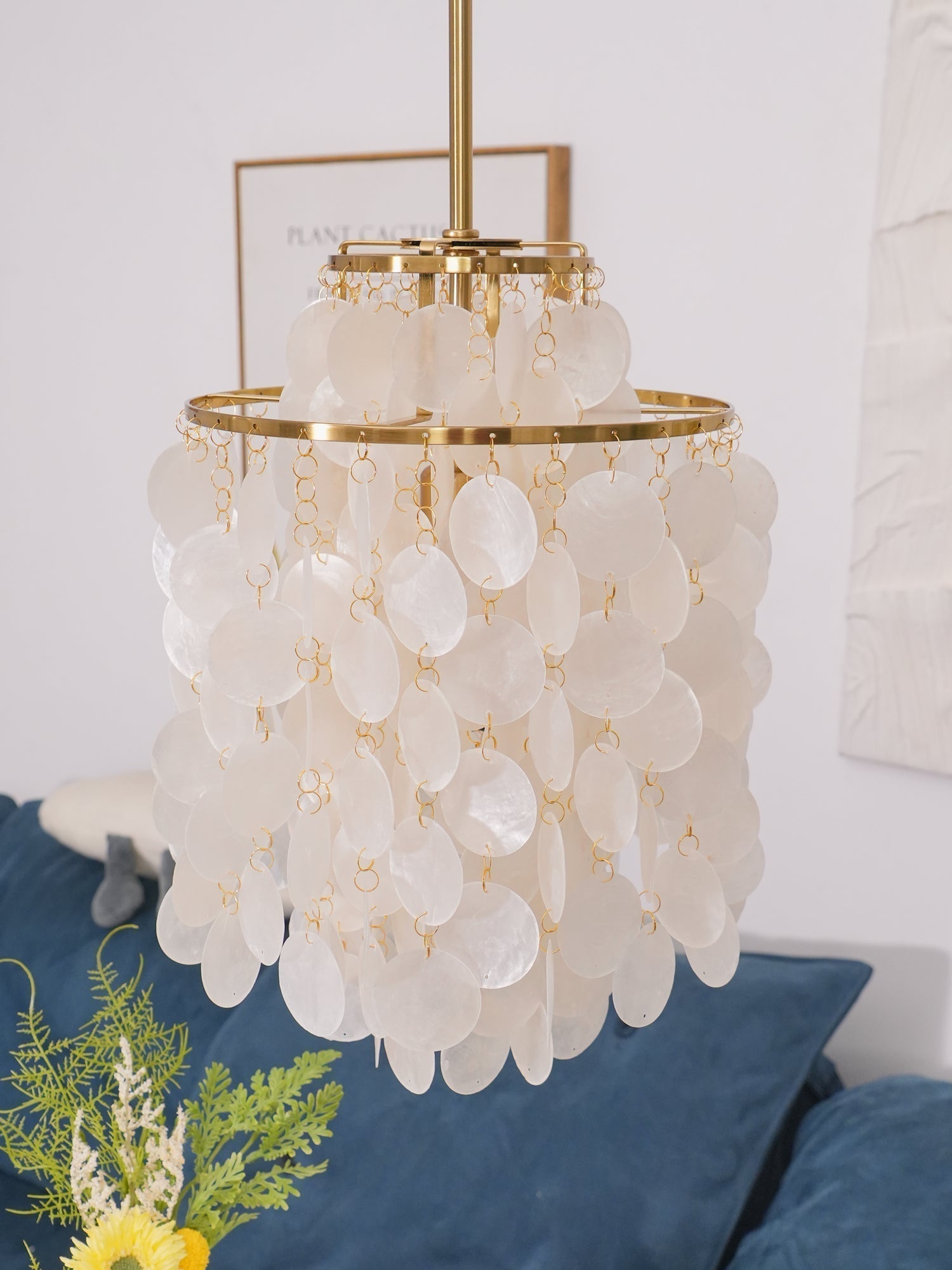 Round Shell Chandelier - Lamp Outdoor
