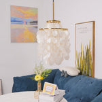Round Shell Chandelier - Lamp Outdoor