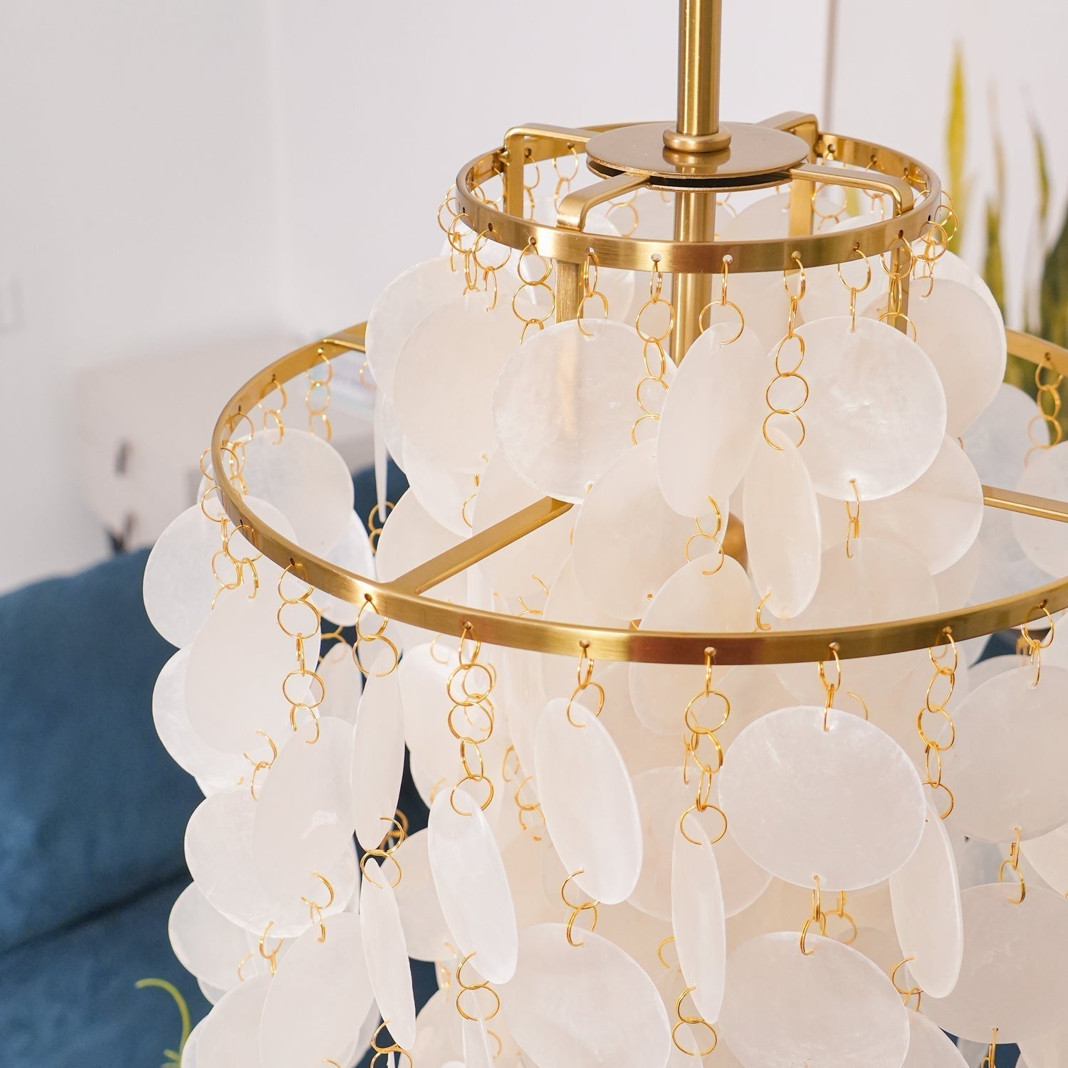 Round Shell Chandelier - Lamp Outdoor