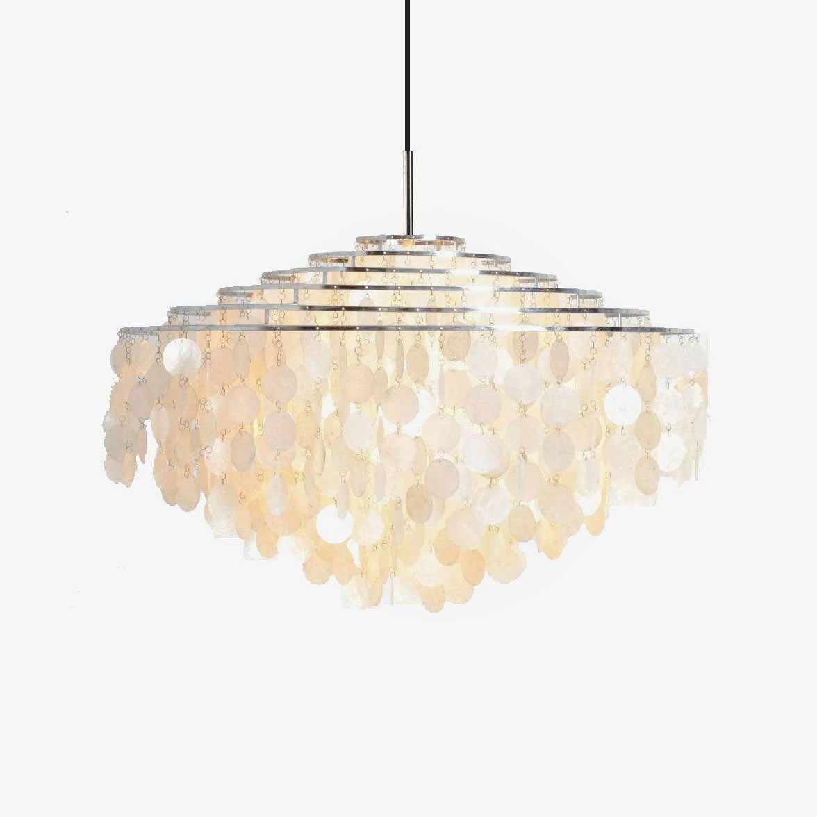 Round Shell Chandelier - Lamp Outdoor