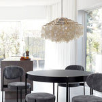 Round Shell Chandelier - Lamp Outdoor
