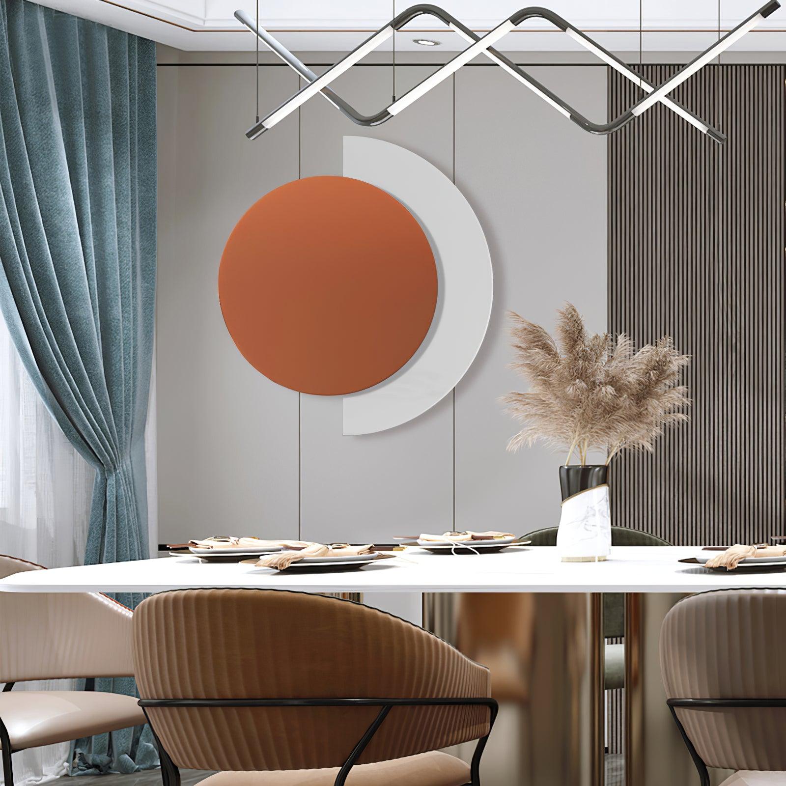 Rounded Abstract Art Sconce - Lamp Outdoor