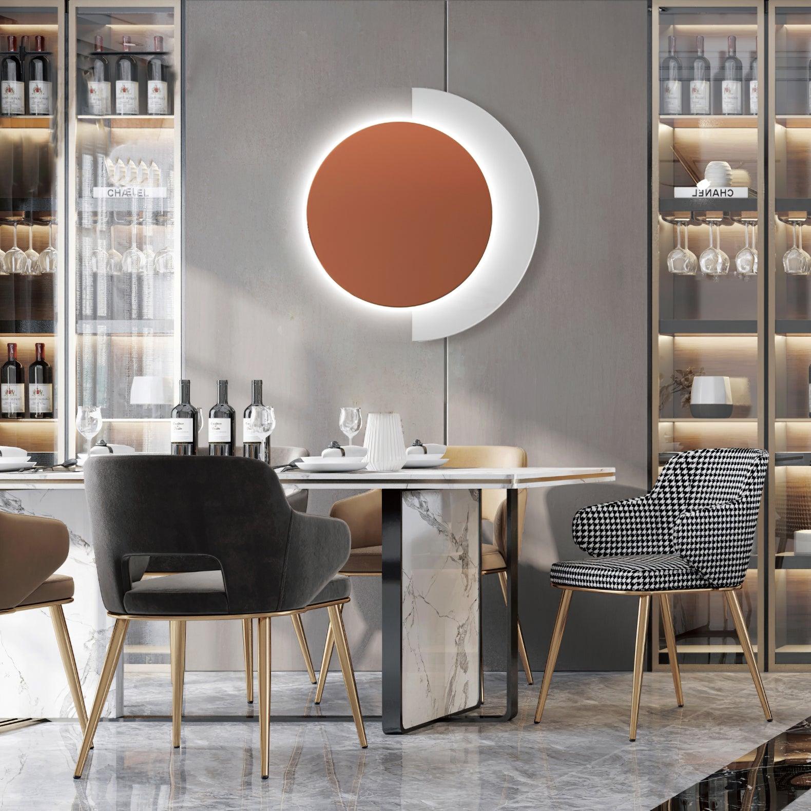 Rounded Abstract Art Sconce - Lamp Outdoor