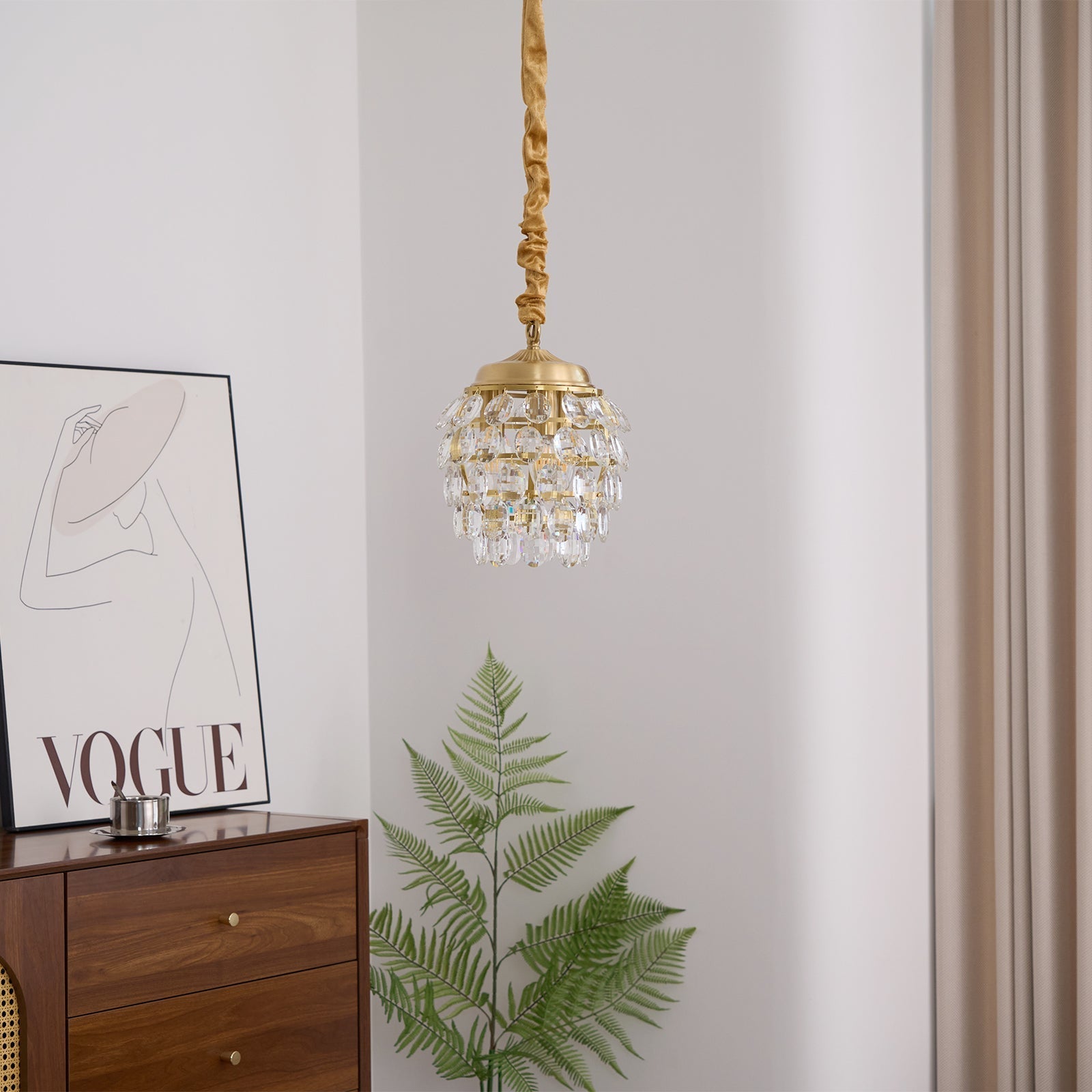 Roxanne Crystal Pendant Light - Lamp Outdoor