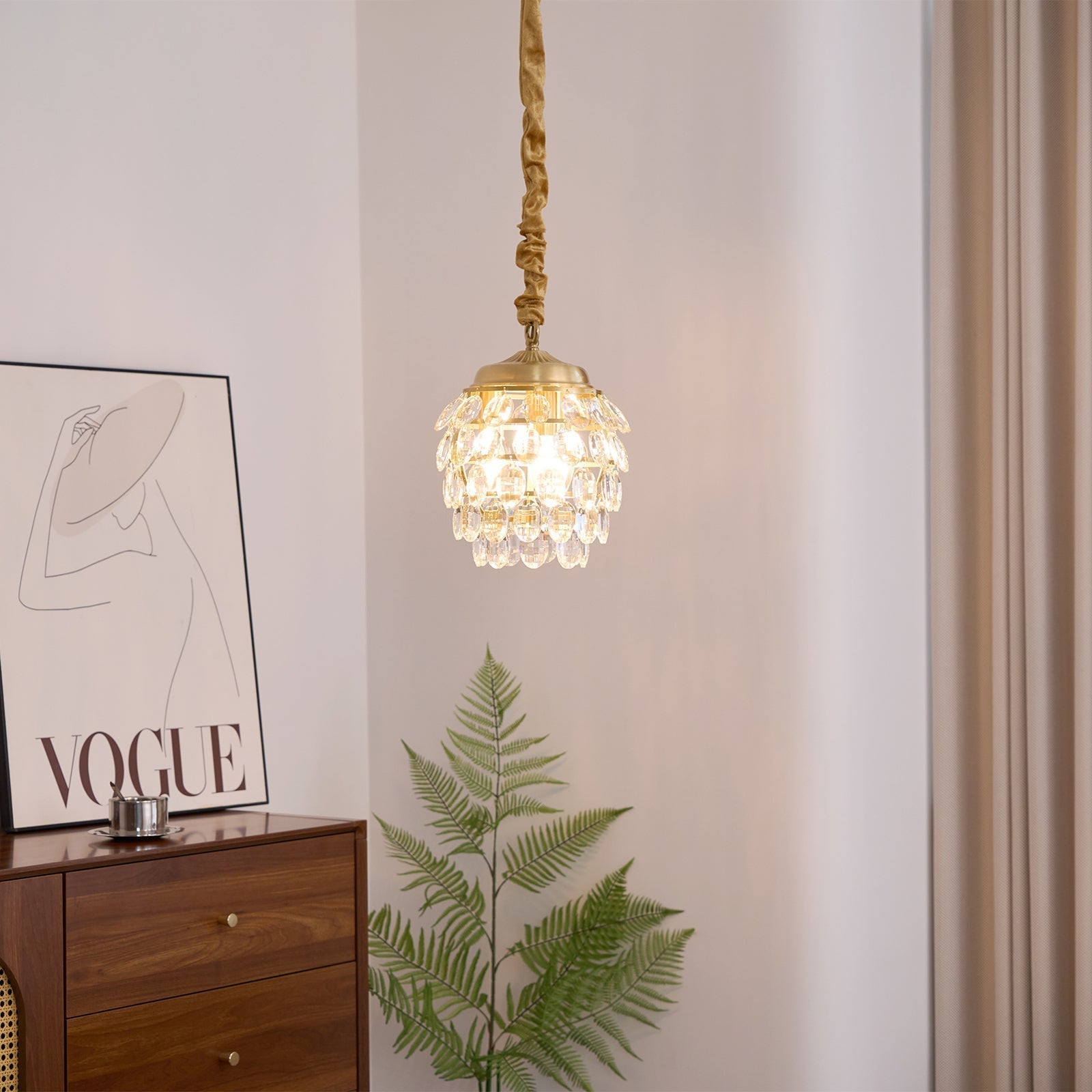 Roxanne Crystal Pendant Light - Lamp Outdoor