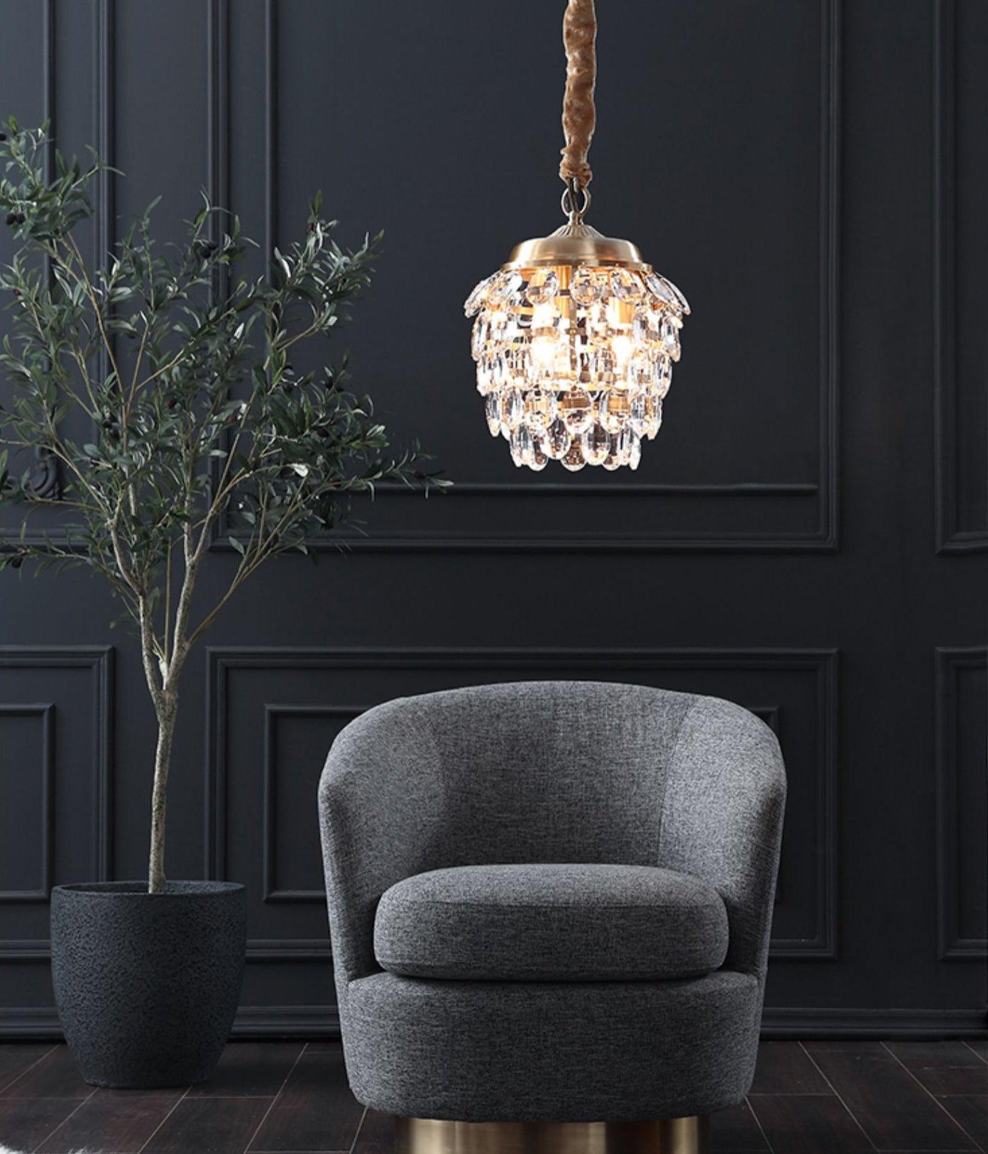 Roxanne Crystal Pendant Light - Lamp Outdoor