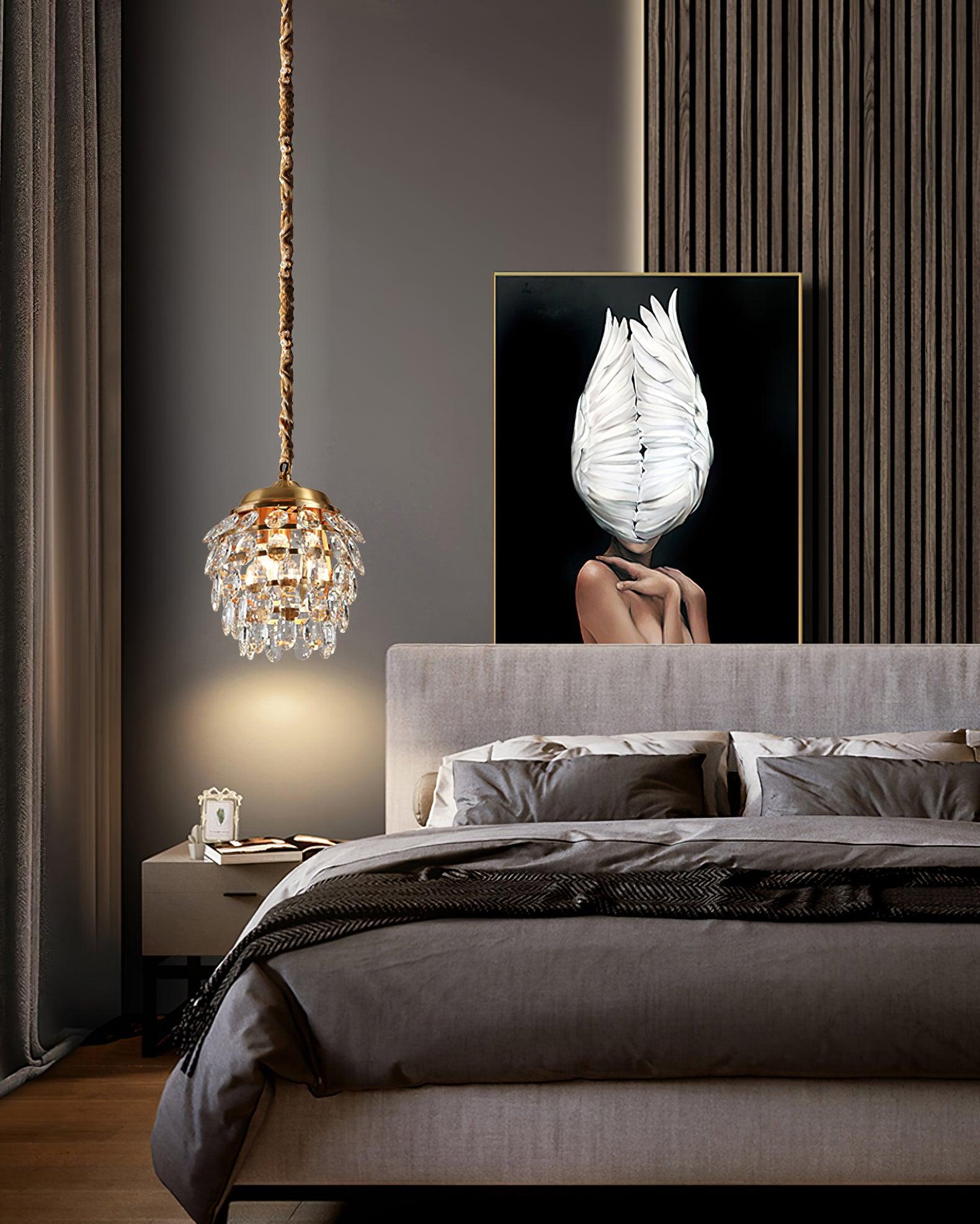 Roxanne Crystal Pendant Light - Lamp Outdoor