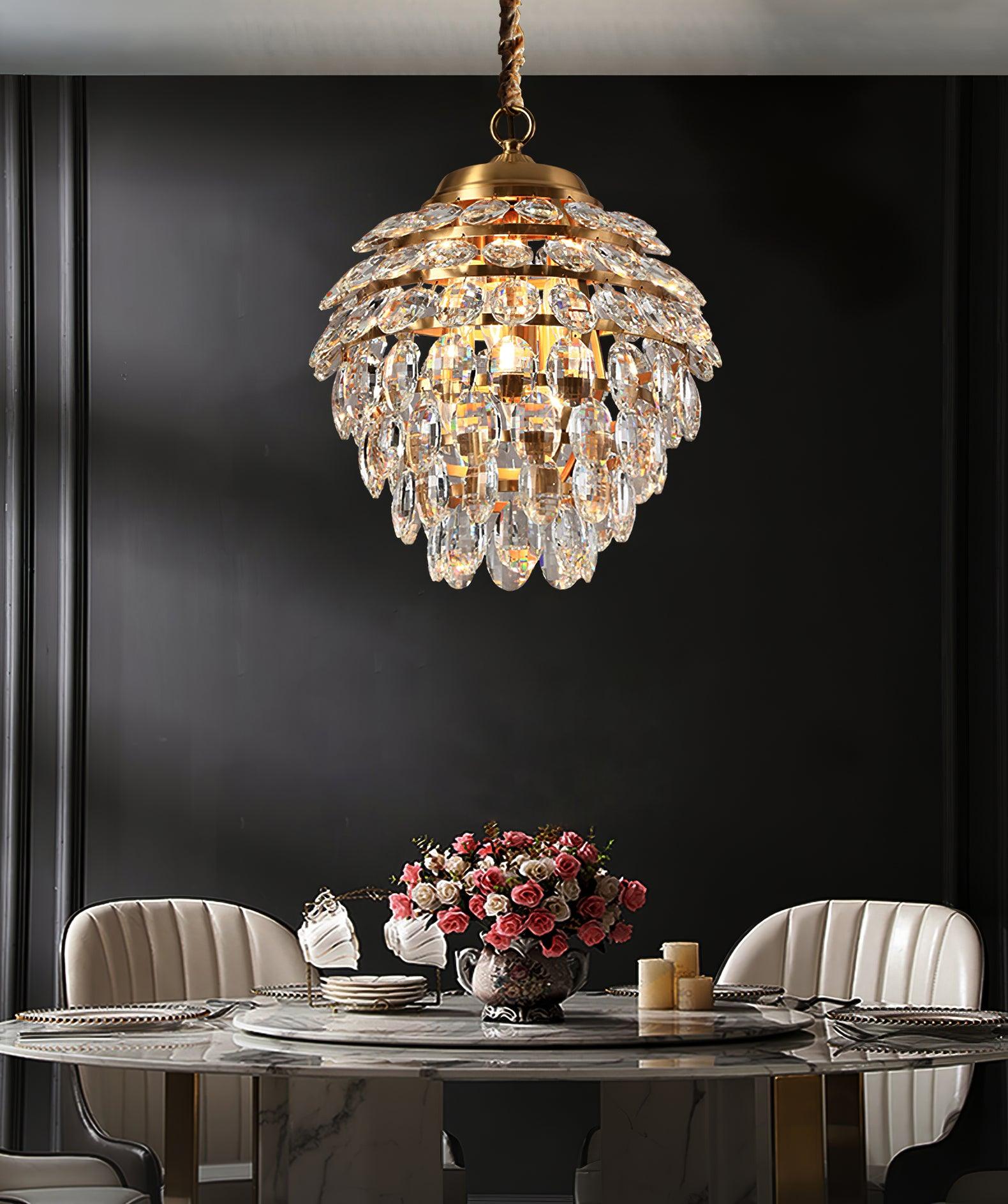 Roxanne Crystal Pendant Light - Lamp Outdoor