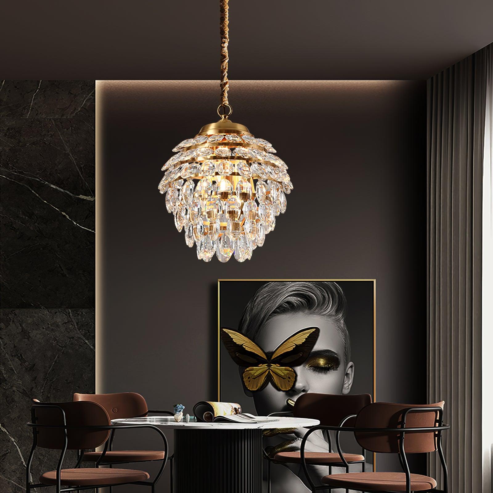 Roxanne Crystal Pendant Light - Lamp Outdoor