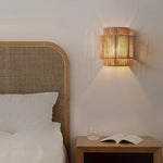 Rustic Weave Wall Lamp - Lamp Outdoor