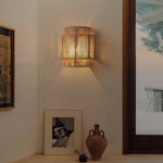 Rustic Weave Wall Lamp - Lamp Outdoor