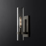 Enya Glass Cylinder Modern Wall Light - Lamp Outdoor