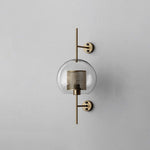 Kiri Industrial Classy Global Clear Glass Wall Lamp - Lamp Outdoor