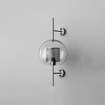 Kiri Industrial Classy Global Clear Glass Wall Lamp - Lamp Outdoor