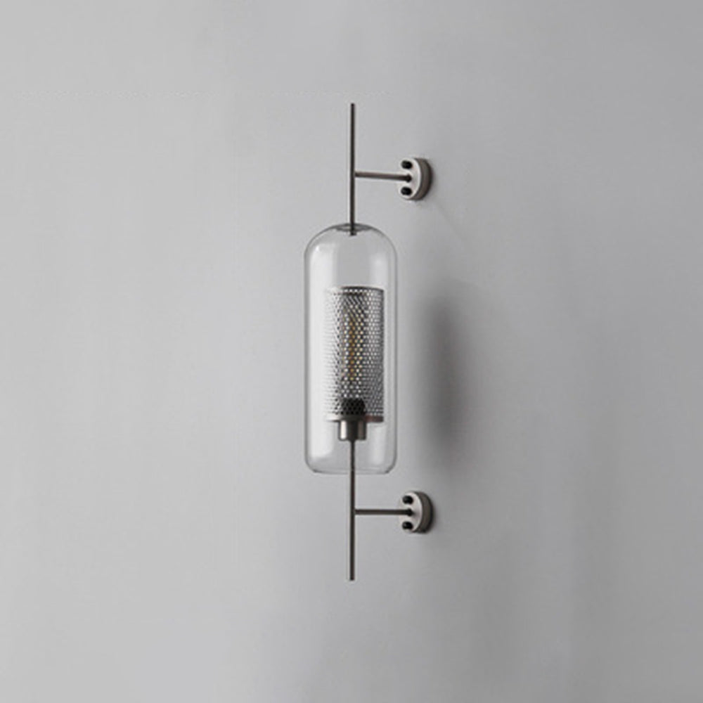 Kiri Industrial Classy Global Clear Glass Wall Lamp - Lamp Outdoor