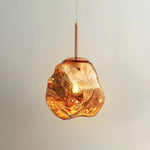 Lava Glass Pendant Light, 4 Colour - Lamp Outdoor