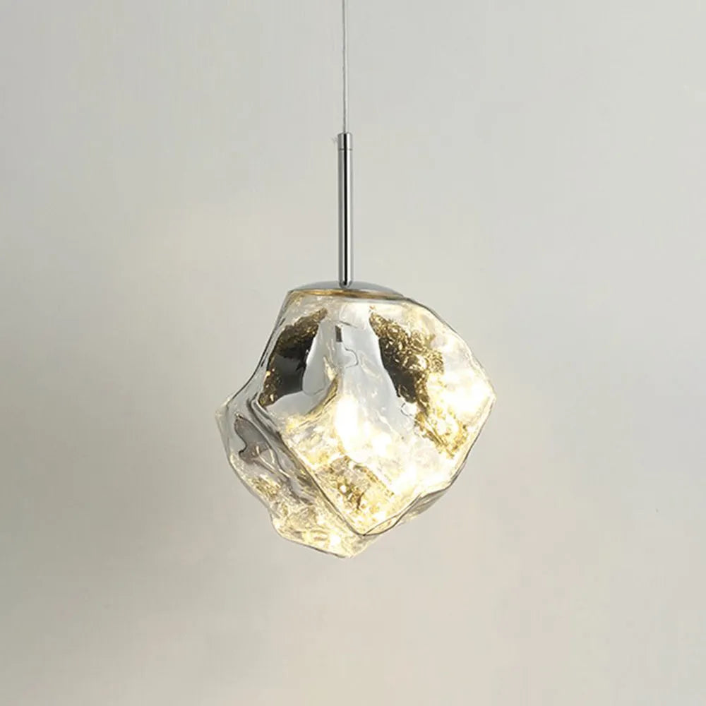 Lava Glass Pendant Light, 4 Colour - Lamp Outdoor