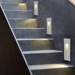 Ray Modern Metal Square Outdoor Deck Step Light - Lamp Outdoor