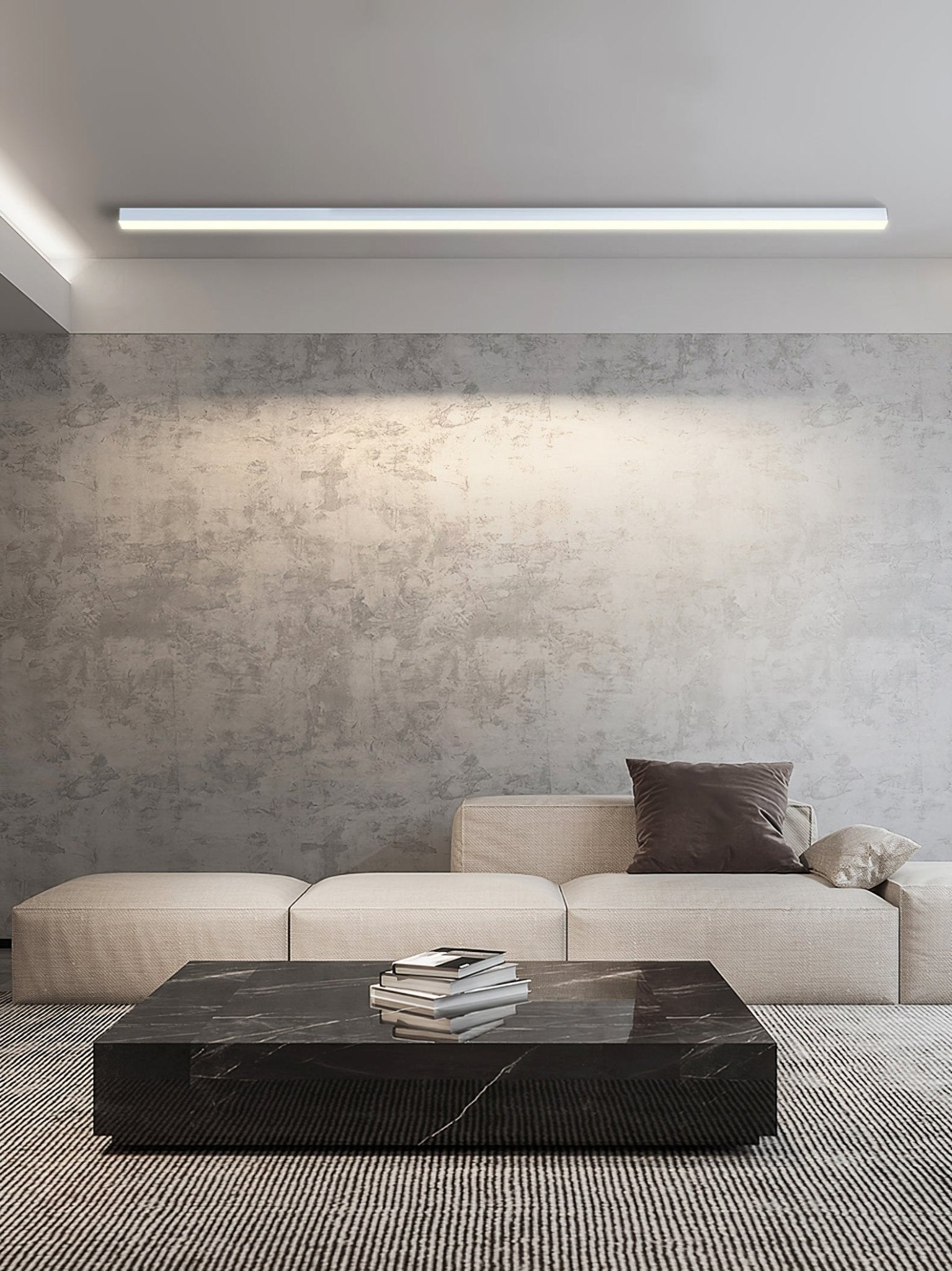 Line Modern Aluminum Floating Light - Lamp Outdoor
