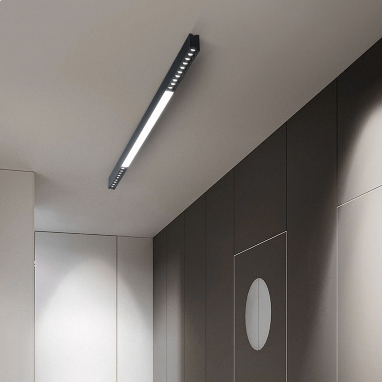 Line Modern Aluminum Floating Light - Lamp Outdoor