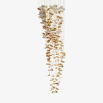 Cezorisra Luxury Brass Linear Chandelier - Lamp Outdoor