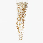 Cezorisra Luxury Brass Linear Chandelier - Lamp Outdoor