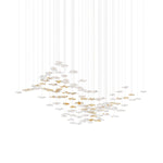 Nephele Crystal Leaf Chandelier - Lamp Outdoor