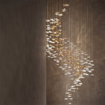 Cezorisra Luxury Brass Linear Chandelier - Lamp Outdoor