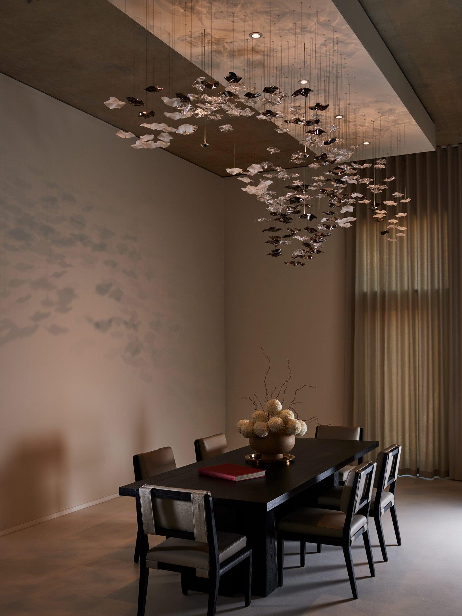 Vecarisra Luxury Tidal Art Glass Pendants Lamp - Lamp Outdoor