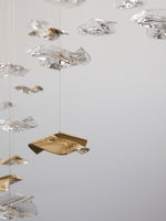 Cezorisra Luxury Brass Linear Chandelier - Lamp Outdoor