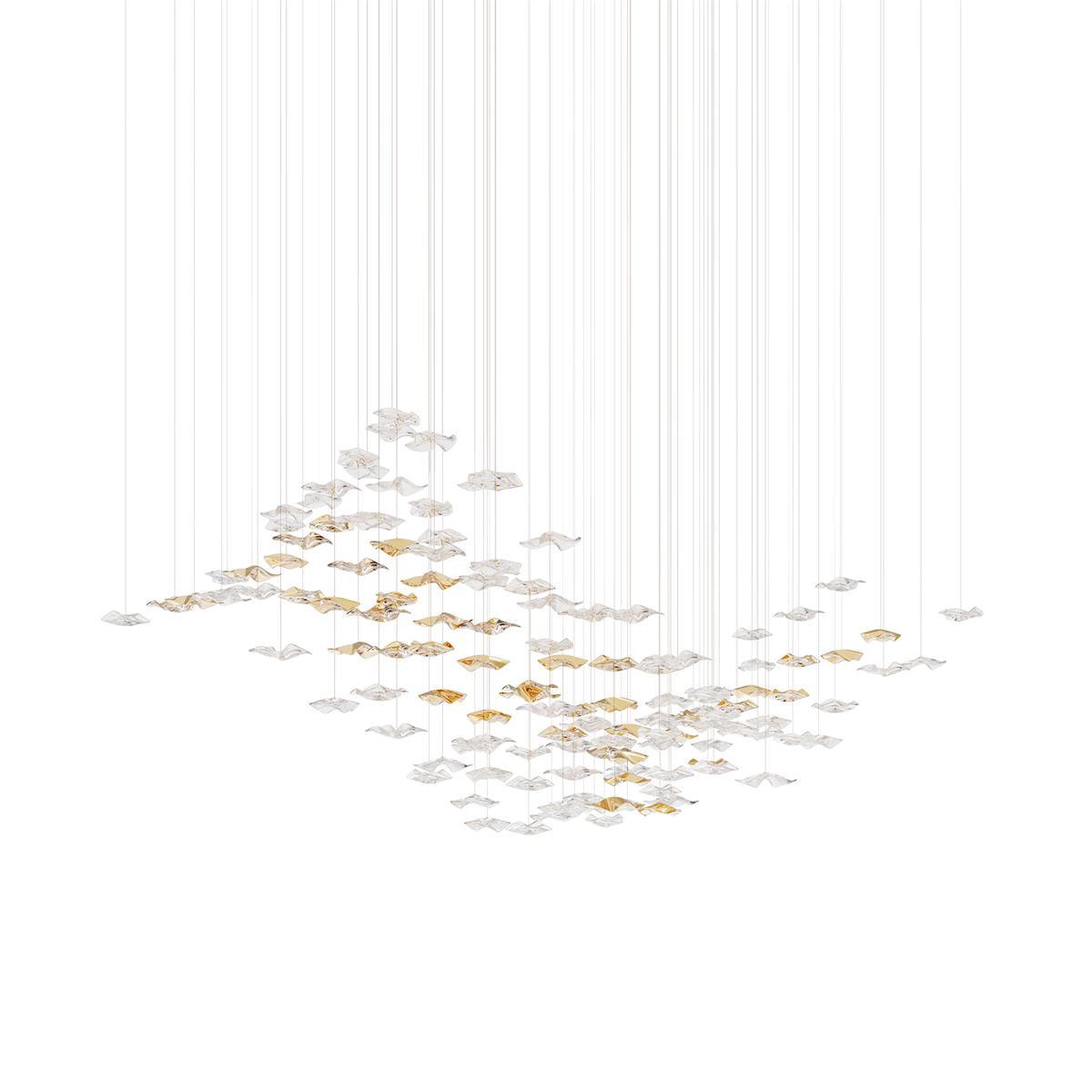 Vecarisra Luxury Tidal Art Glass Pendants Lamp - Lamp Outdoor