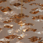 Nephele Crystal Leaf Chandelier - Lamp Outdoor