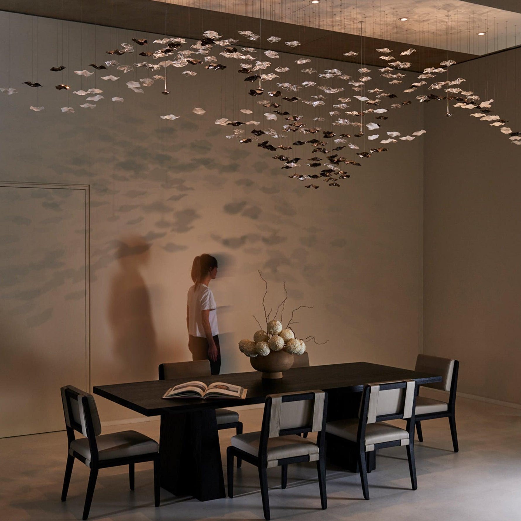 Vecarisra Luxury Tidal Art Glass Pendants Lamp - Lamp Outdoor