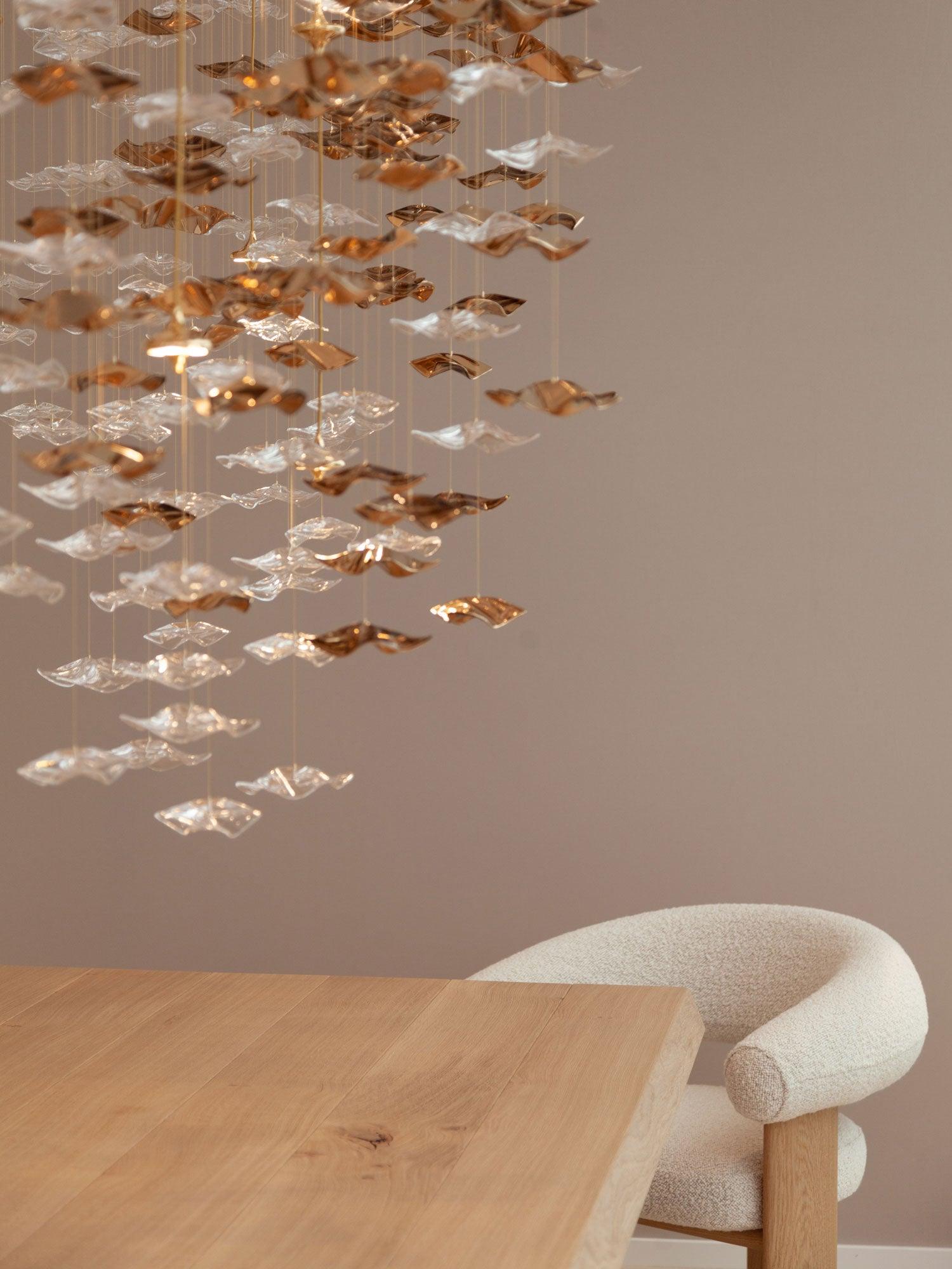 Vecarisra Luxury Tidal Art Glass Pendants Lamp - Lamp Outdoor