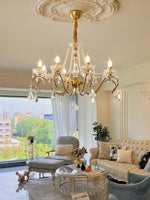 Sapphire Crystal Chandelier - Lamp Outdoor
