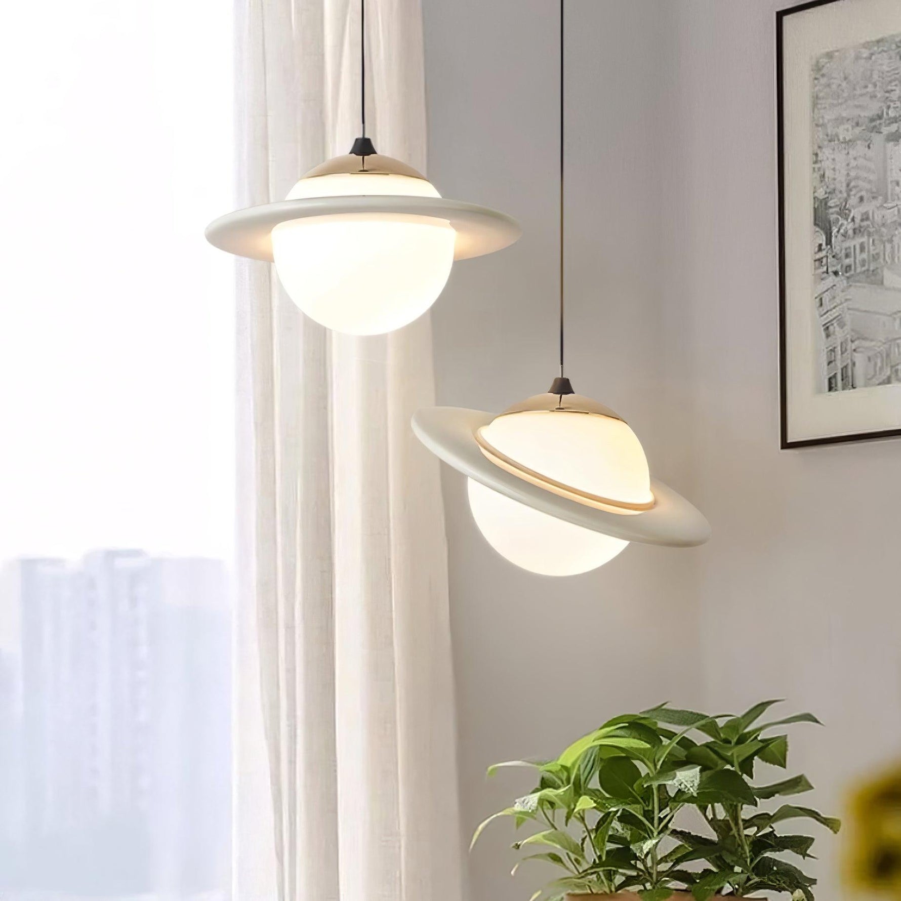 Saturn Planet Pendant Lamp - Lamp Outdoor