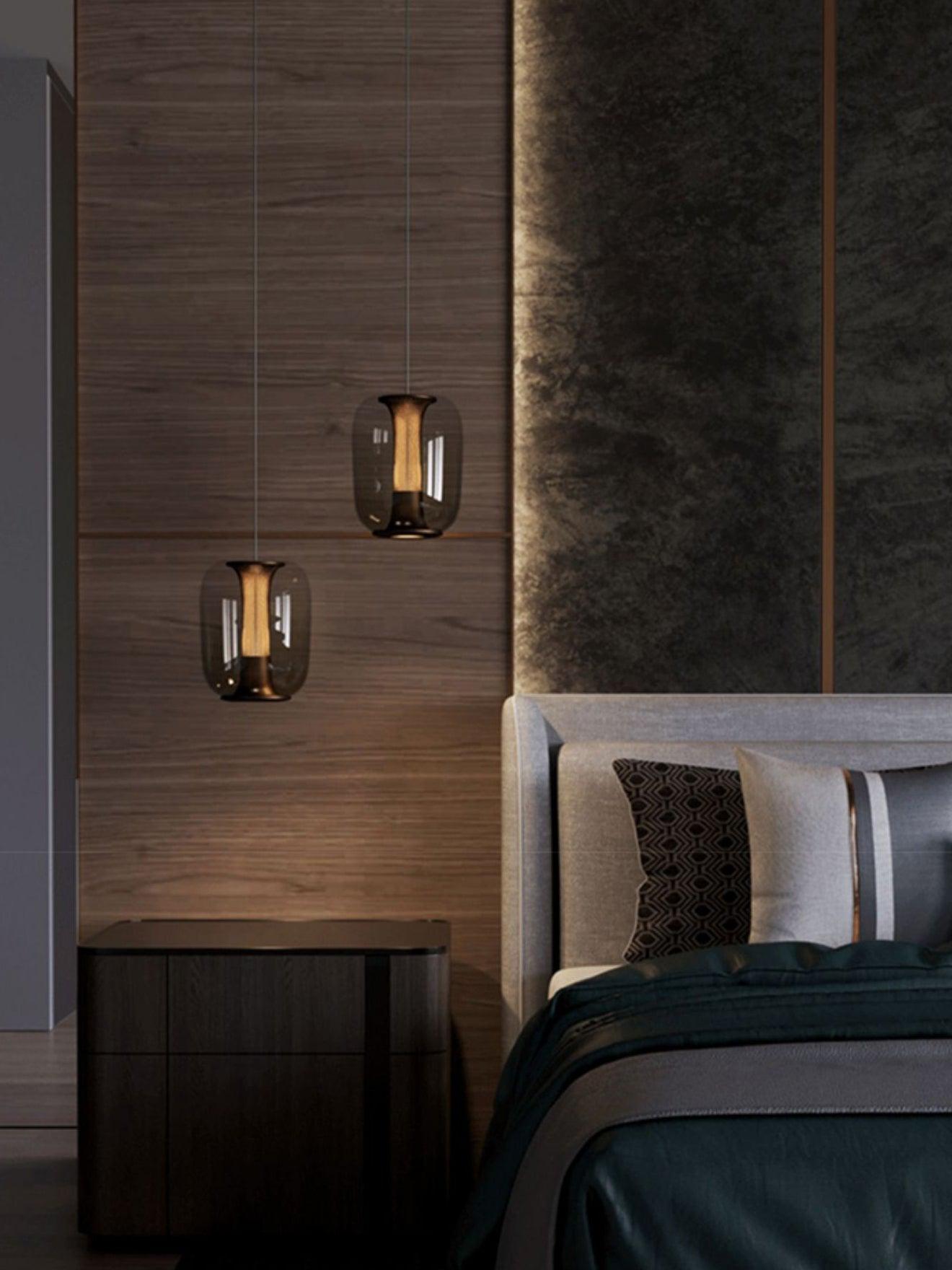 Savannah Glass Pendant Lights - Lamp Outdoor