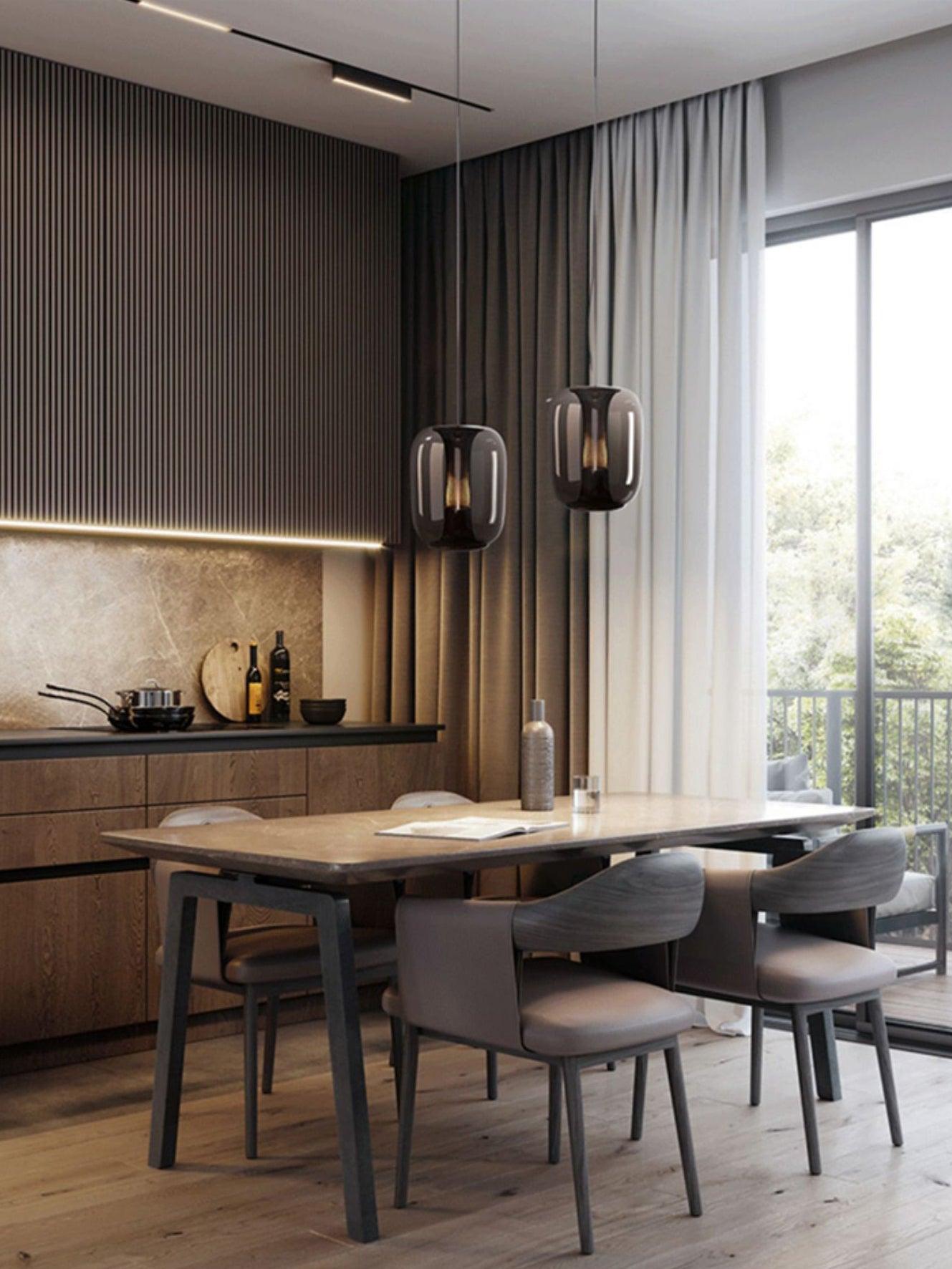 Savannah Glass Pendant Lights - Lamp Outdoor