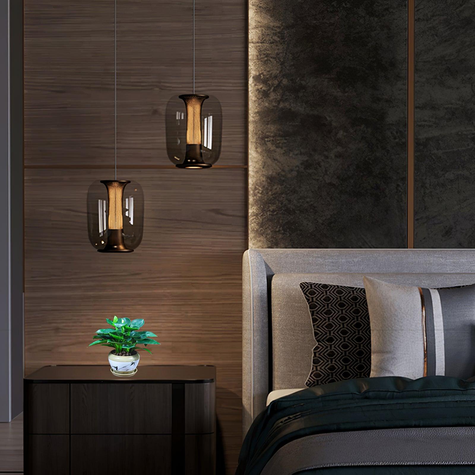 Savannah Glass Pendant Lights - Lamp Outdoor