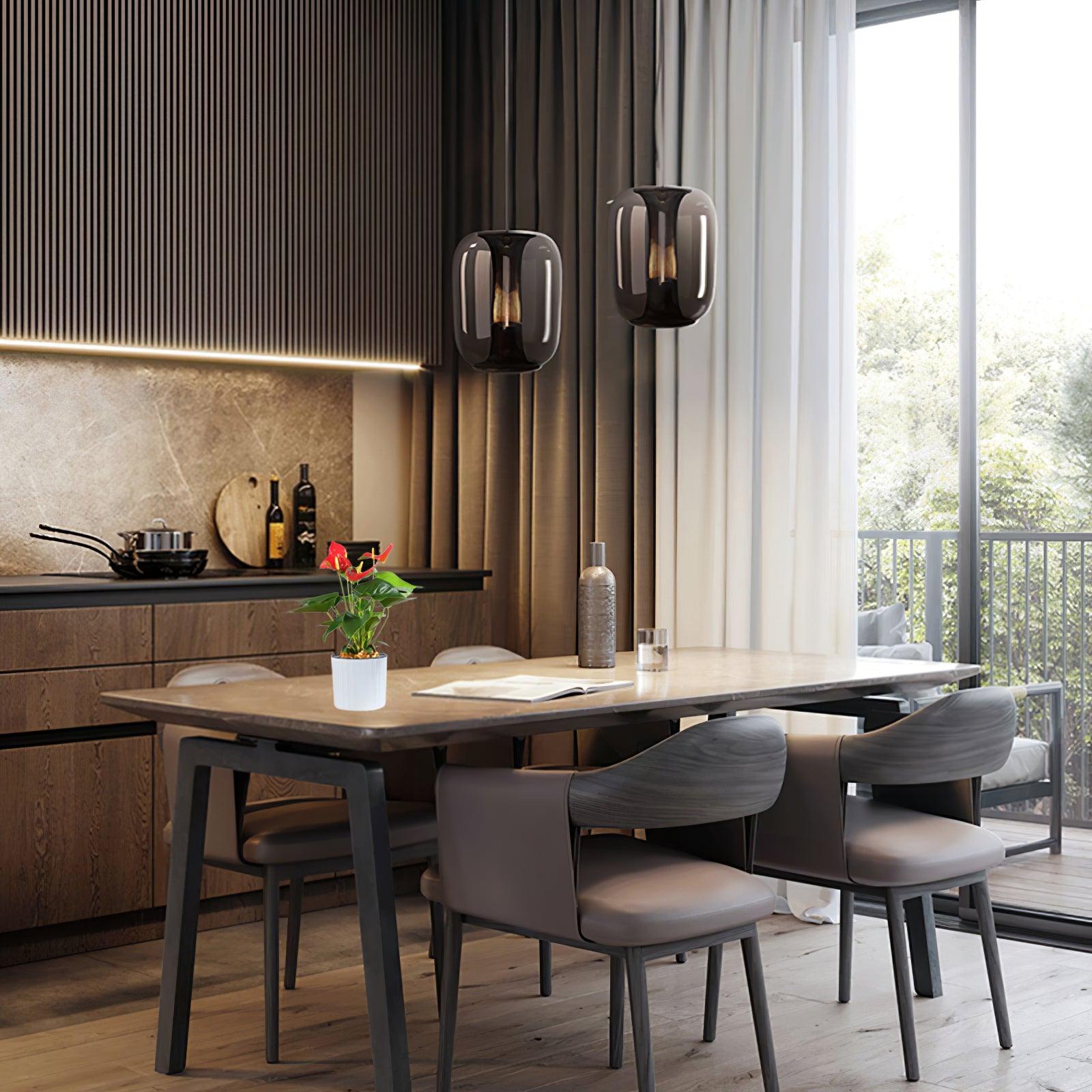 Savannah Glass Pendant Lights - Lamp Outdoor
