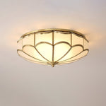 Scalloped Flush Ceiling Light - Lamp Outdoor