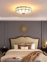 Scalloped Flush Ceiling Light - Lamp Outdoor
