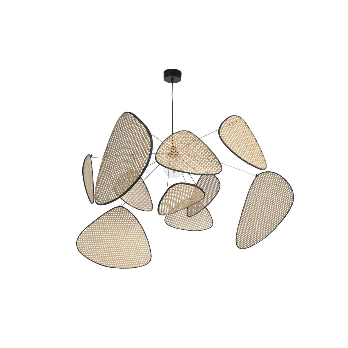 Screen Farmhouse Bamboo Chandelier